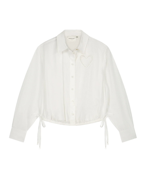 Flore Blouse - Crispy White