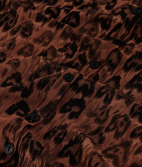 Kevis Blouse - Burnt Sugar/Black