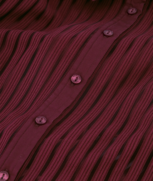 Georgia Blouse - Deep Burgundy