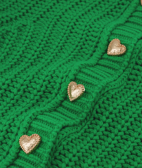 Sun Cardigan - Green Glimmer