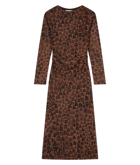Ashley Dress - Burnt Sugar/Black