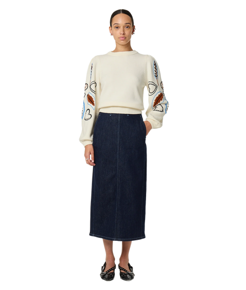 Vesper Pullover - Cream White