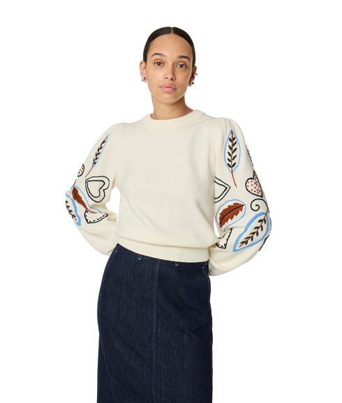 Vesper Pullover - Cream White