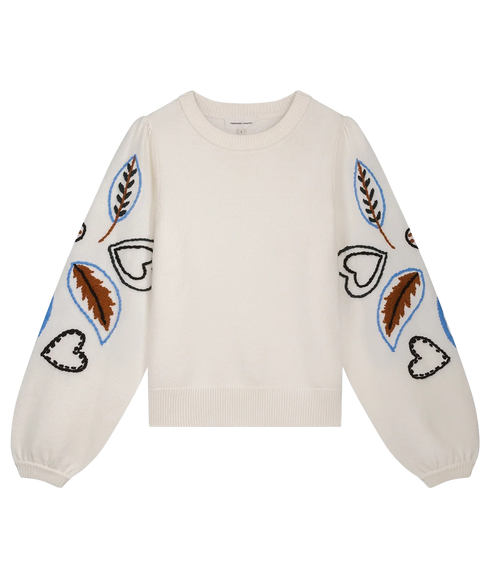 Vesper Pullover - Cream White