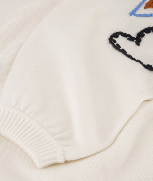 Vesper Pullover - Cream White