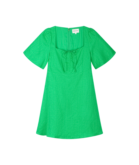 Tilda Short Dress - Green Glimmer