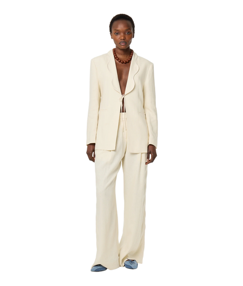 Carlie Trousers - Warm White