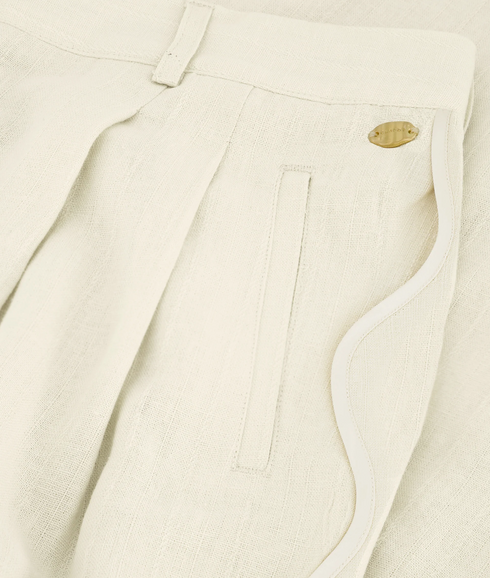 Carlie Trousers - Warm White