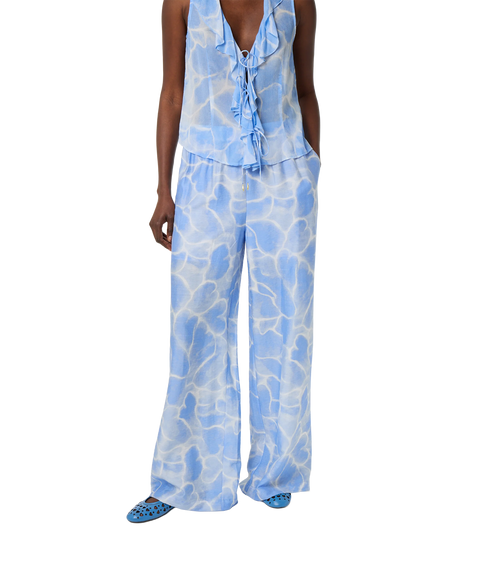 Brent Trousers - Light Blue/Crispy White