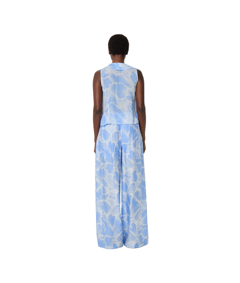 Brent Trousers - Light Blue/Crispy White