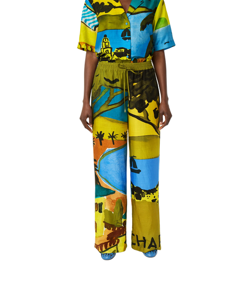 Brent Trousers - Yellow/Blue