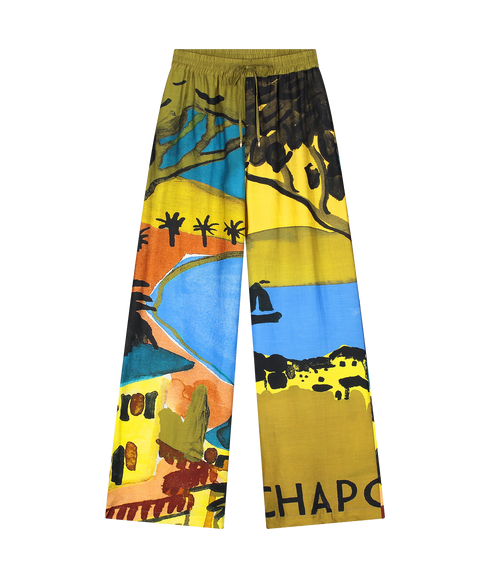 Brent Trousers - Yellow/Blue