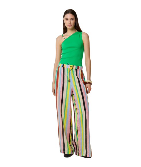 Praia Trousers - Light Blue/Navy