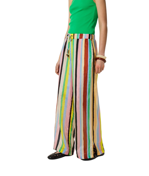 Praia Trousers - Light Blue/Navy