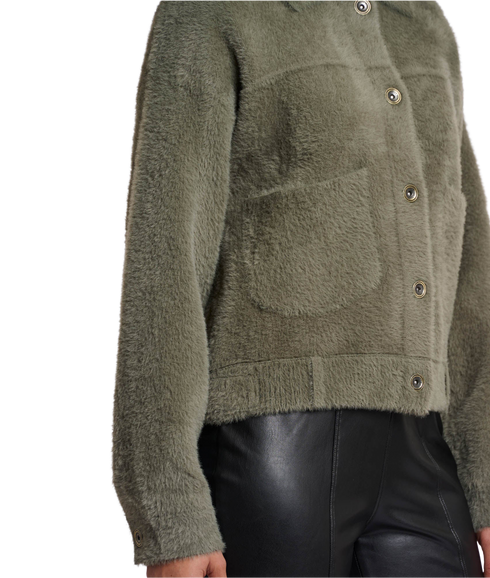 Boxy Bubbly Jacket - Green AsH