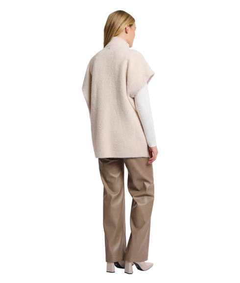 Short Sleeve Cape - Stone