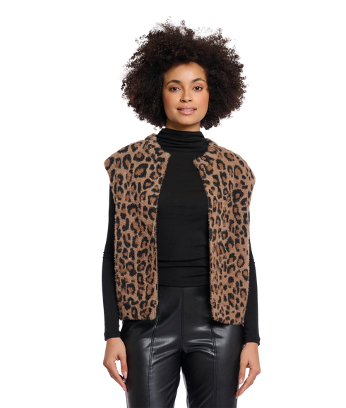 Short Waistcoat - Leopard