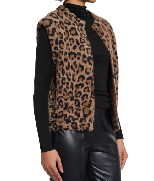 Short Waistcoat - Leopard