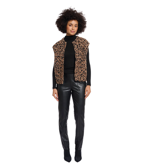 Short Waistcoat - Leopard