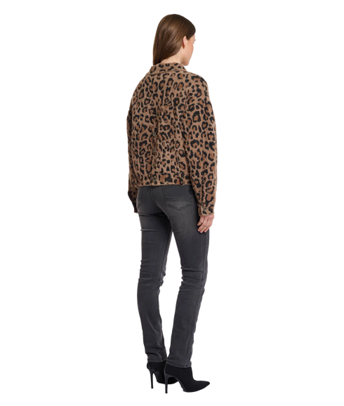 Boxy Bubbly Jacket - Leopard