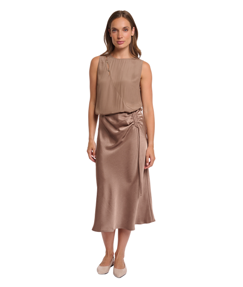 Midi Skirt - Slate Bark