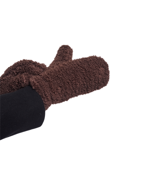 Aleida Teddy Gloves - Coffee Roast