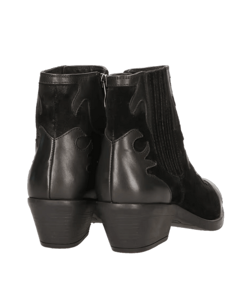 Tessy Western Boots - Black