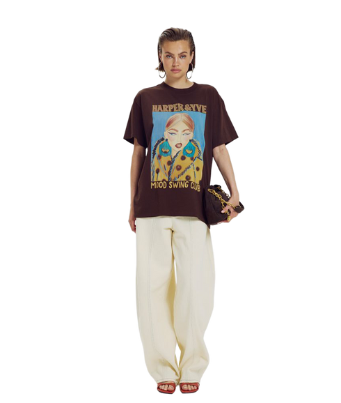 Moody SS T-Shirt - Hot Fudge