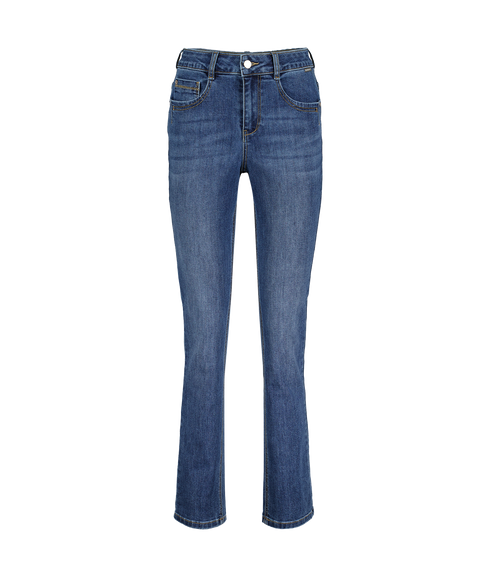 Kate Straight Leg Jean - Stone Used