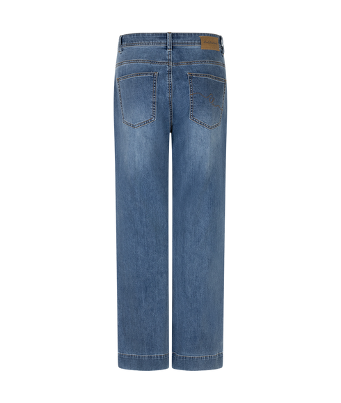 Colette Slanted Pocket Jean - Stoneused