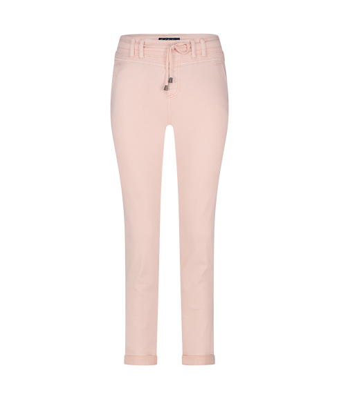 Tessy Crop Twill Trouser - Blush
