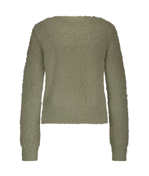 Cardigan Fuzzy - Olive