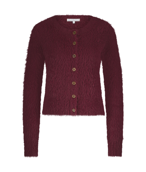 Cardigan Fuzzy - Ruby