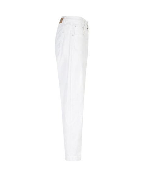Caitlina Sidepatch Jean - White