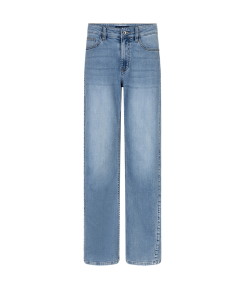 Claudette Slanted Seam Jean - Light Blue