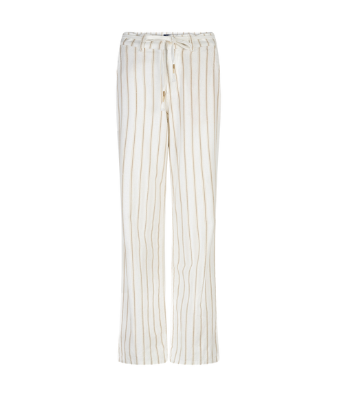 Colette Stripe Trouser - Dark Sand