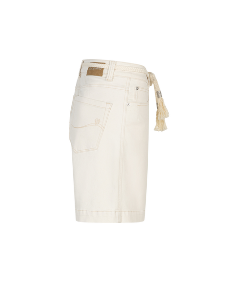 Colette Short & Belt - Ecru