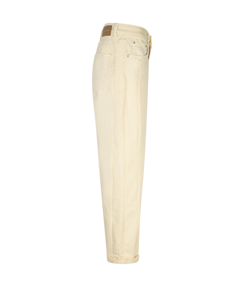 Caitlina Sidepatch Colour Jean - Butter Yellow
