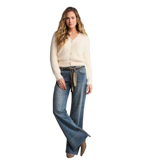Cardigan Fuzzy - Cream