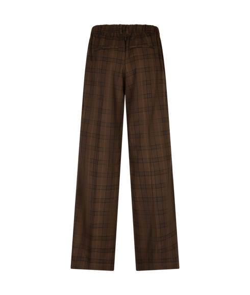 Claudette Multi Check - Brown/Blue