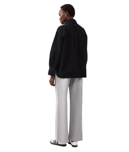 Denver Denim Oversized Shacket - Black