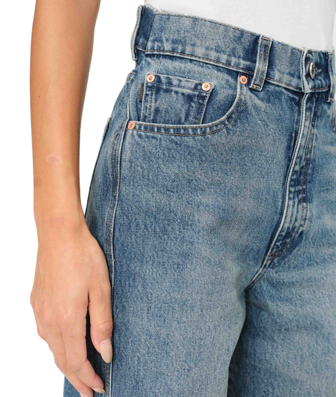 Taylor Barrel Ultra High Rise - Blue