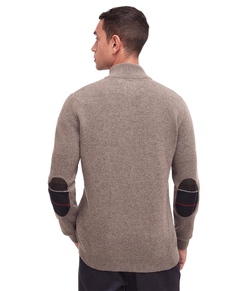 Holden Half Zip Knitted Jumper - Military Marl