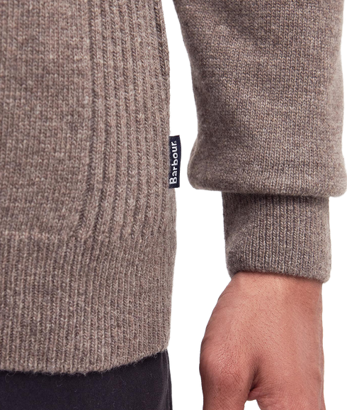 Holden Half Zip Knitted Jumper - Military Marl