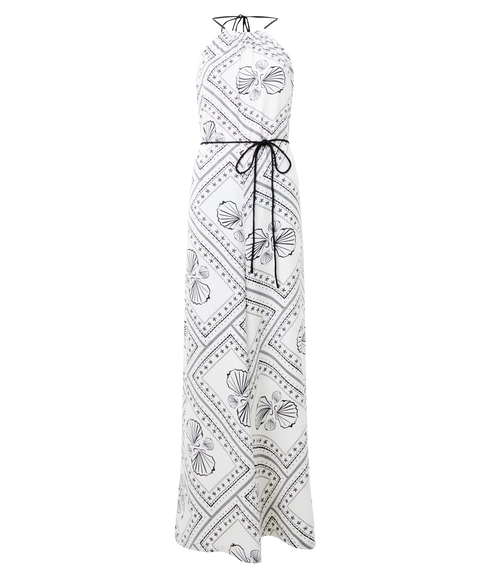 Catherine Damasco Jumpsuit - White/Black