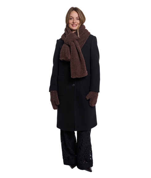 Asho Teddy Scarf - Coffee Roast