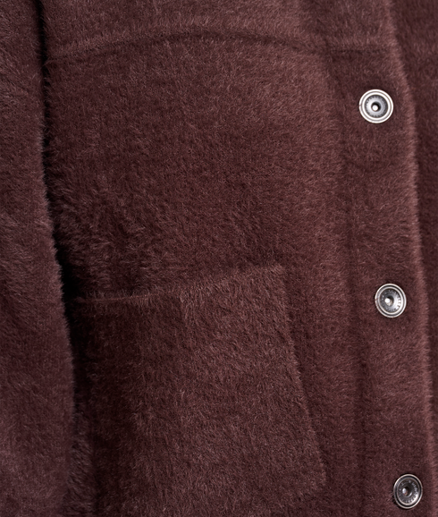 Bubbly Boxy Jacket - Coffee Roast