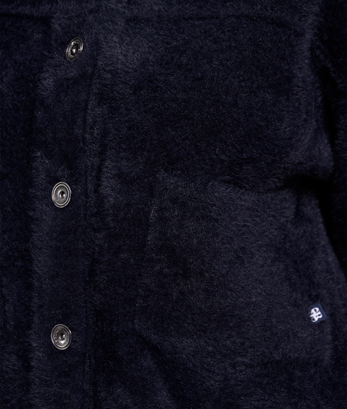 Bubbly Boxy Jacket - Dark Navy