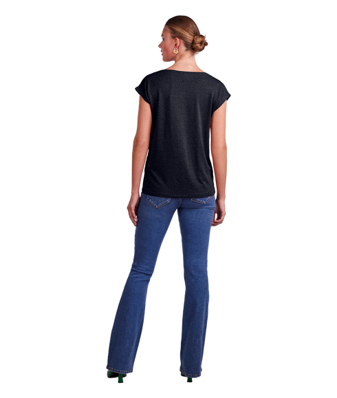 Billo Tee Lurex Stripes Jrs Bc - Sky Captain Multi Lurex