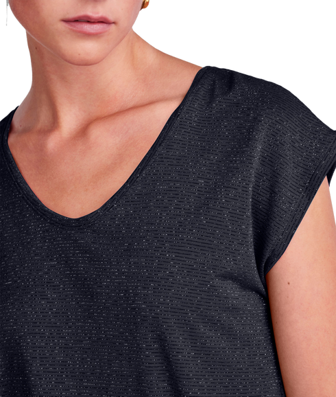Billo Tee Lurex Stripes Jrs Bc - Sky Captain Multi Lurex
